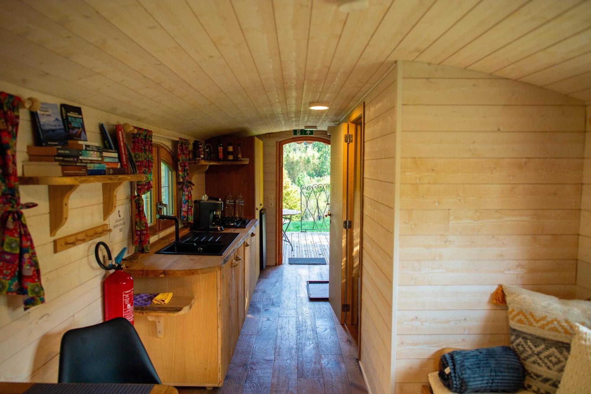 La Tiny House De La Bergerie Villa Lierneux Exterior foto