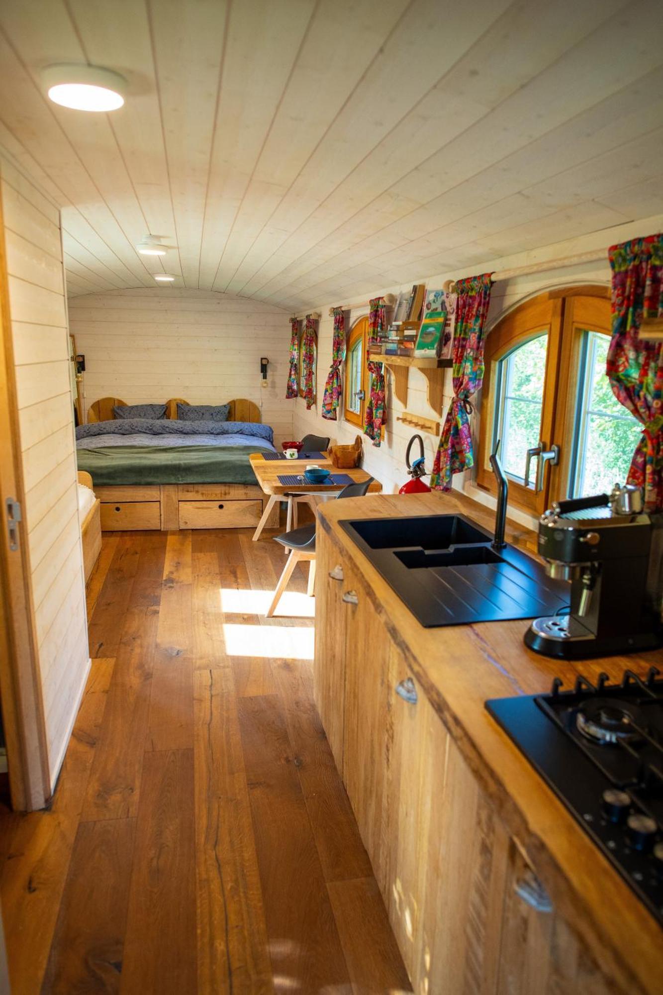 La Tiny House De La Bergerie Villa Lierneux Exterior foto